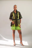 Neon Fringe Shorts