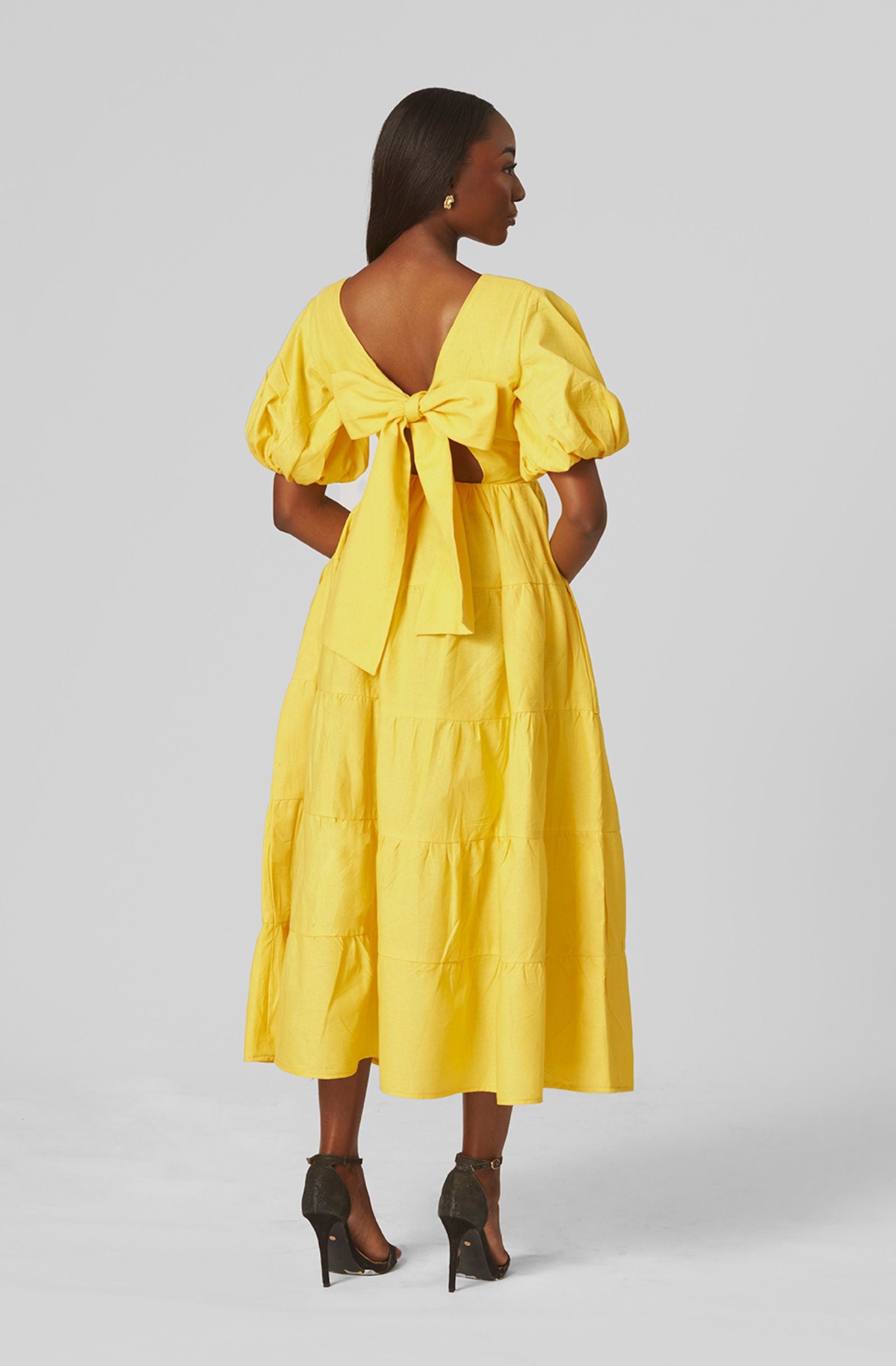Bella Dress Yellow