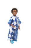 Kids Blue and White Shirt