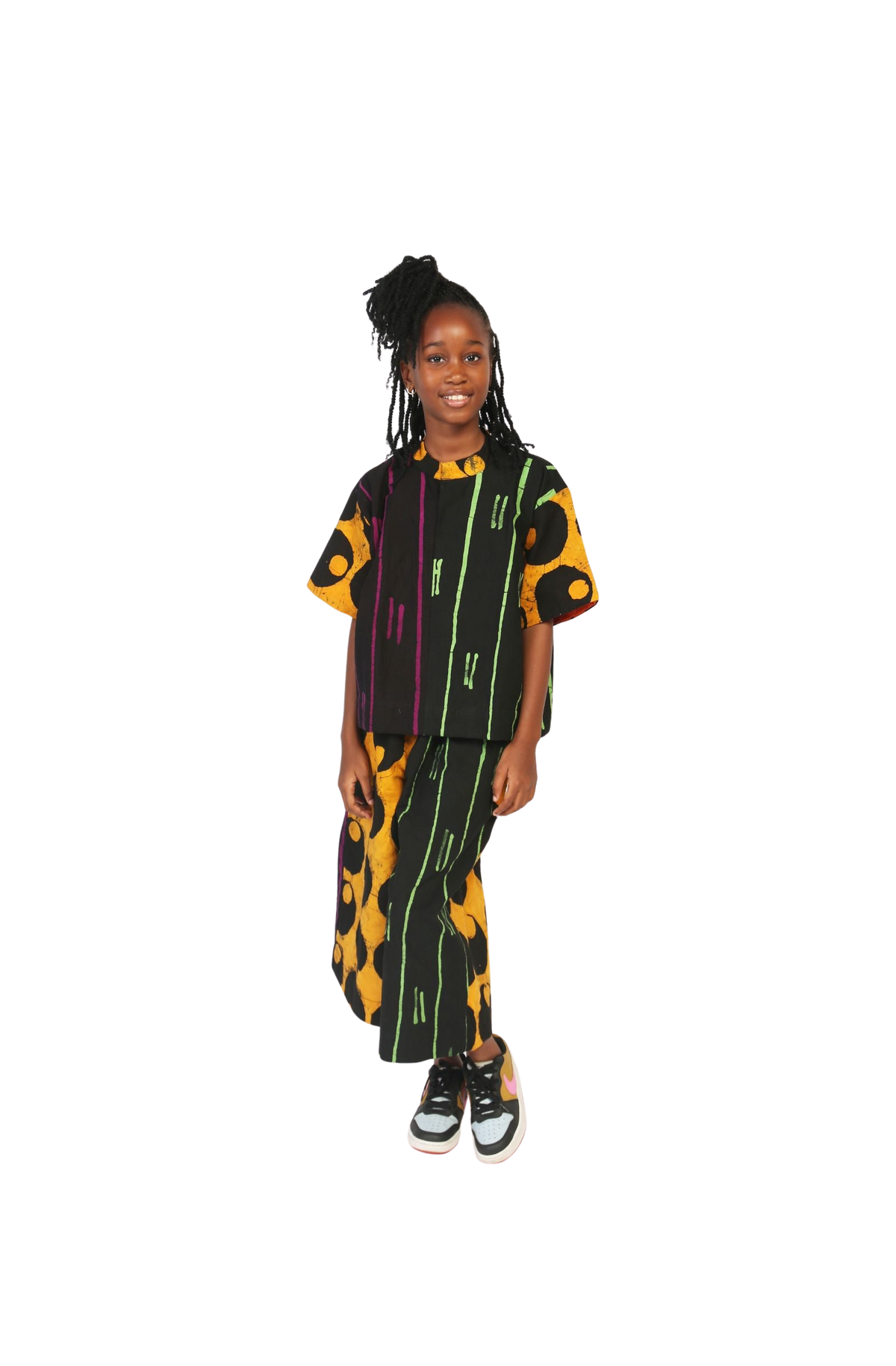 Kids Dark Tear Drop Multicolour Shirt
