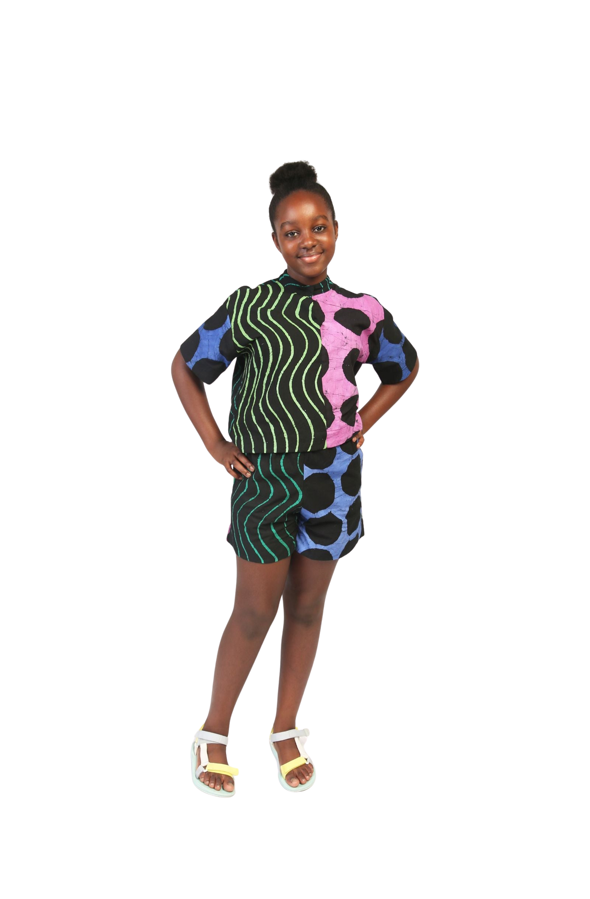 Kids Dark Multicolour Shirt