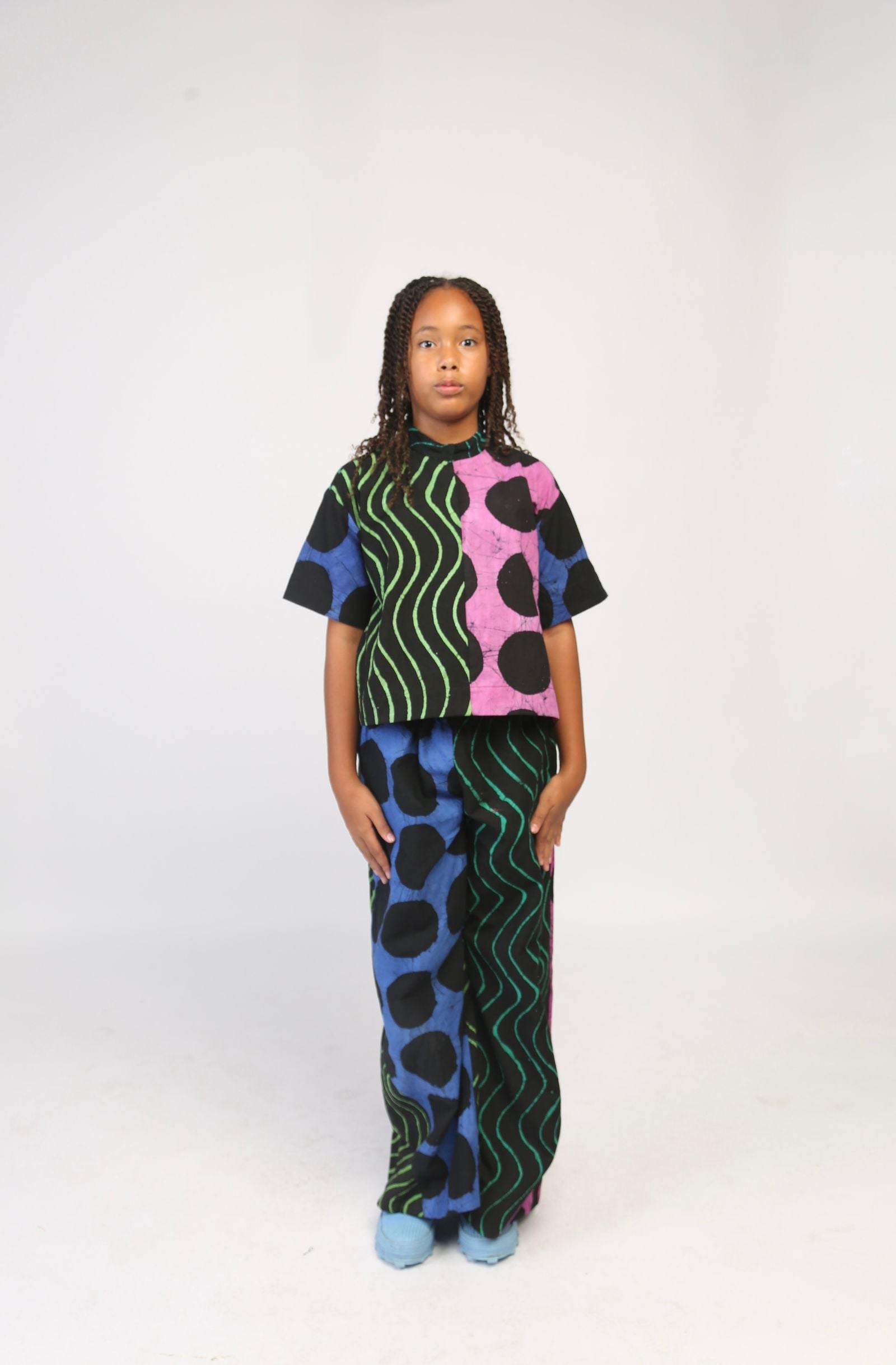 Kids Dark Multicolour Shirt