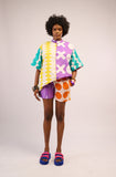 Yellow and White Multicolour Shirt