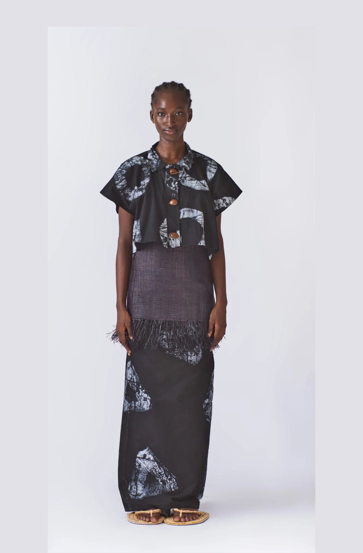 Seed of Heritage Batik Shirt (Black)