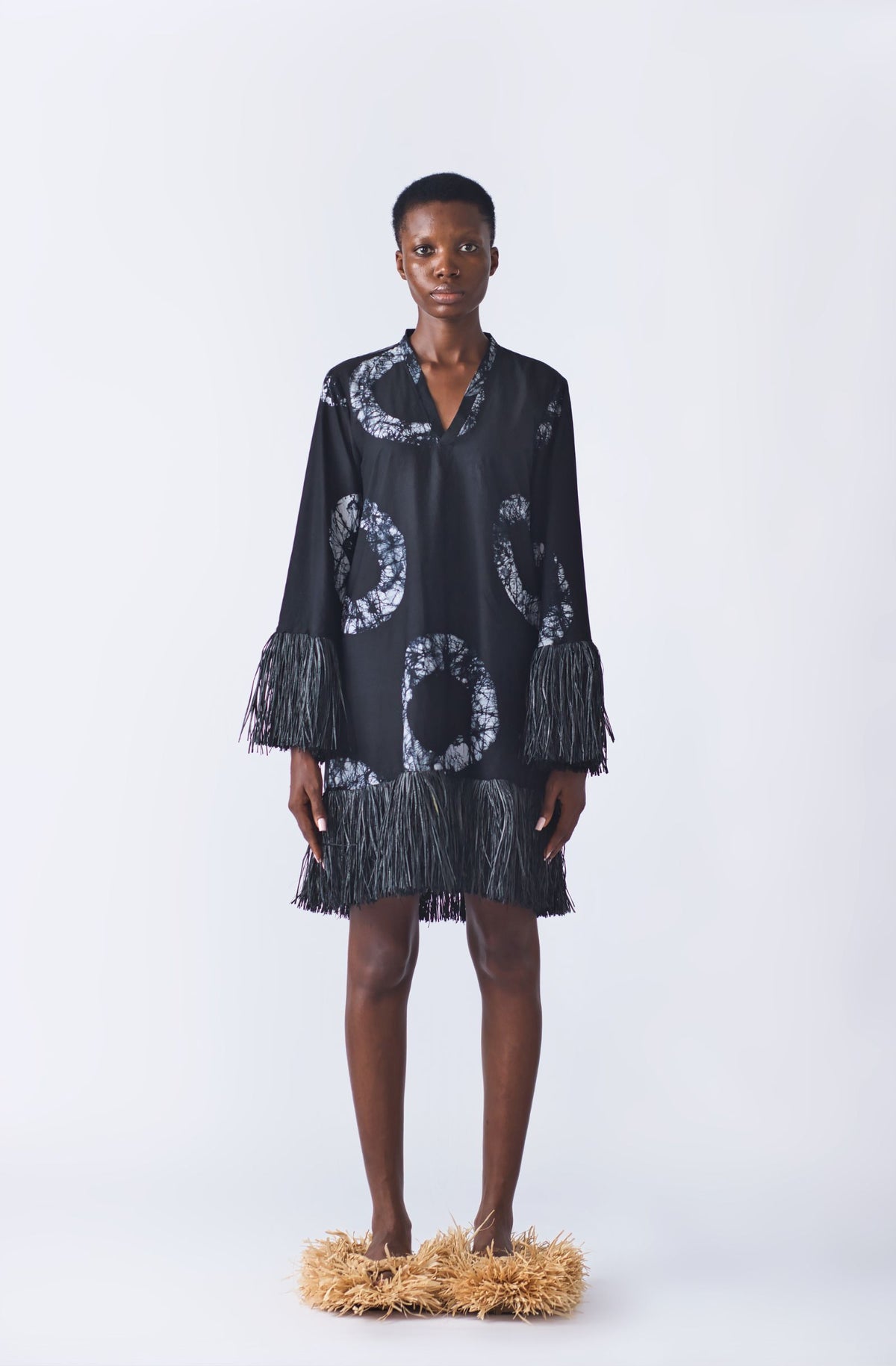 Raffia Doll Mini Dress