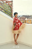 Straw Mini Dress