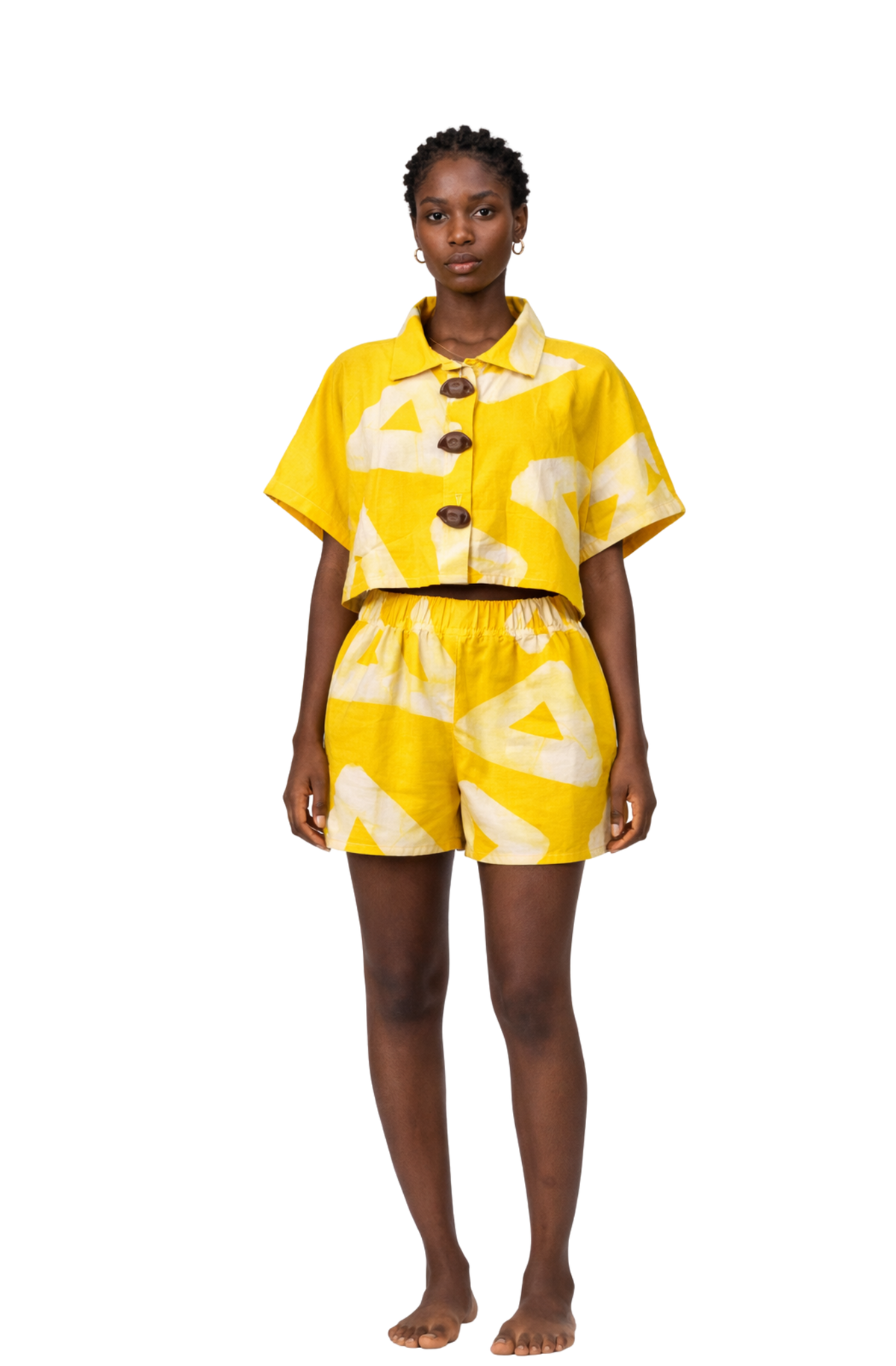 Seed of Heritage Batik Shirt (Yellow)