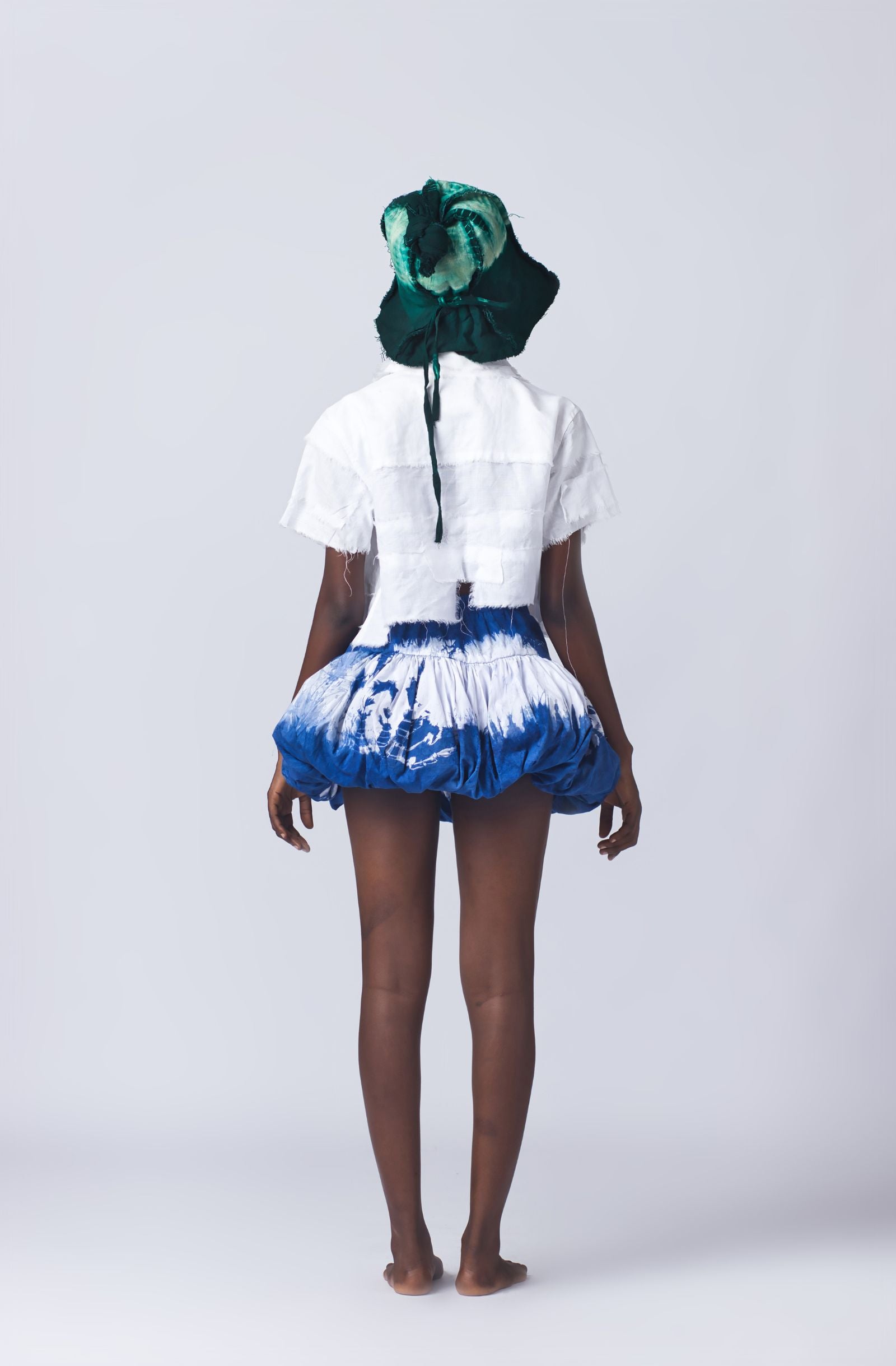 Ndaham Patched Linen top