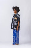 Black Maxi Shirt (Black)