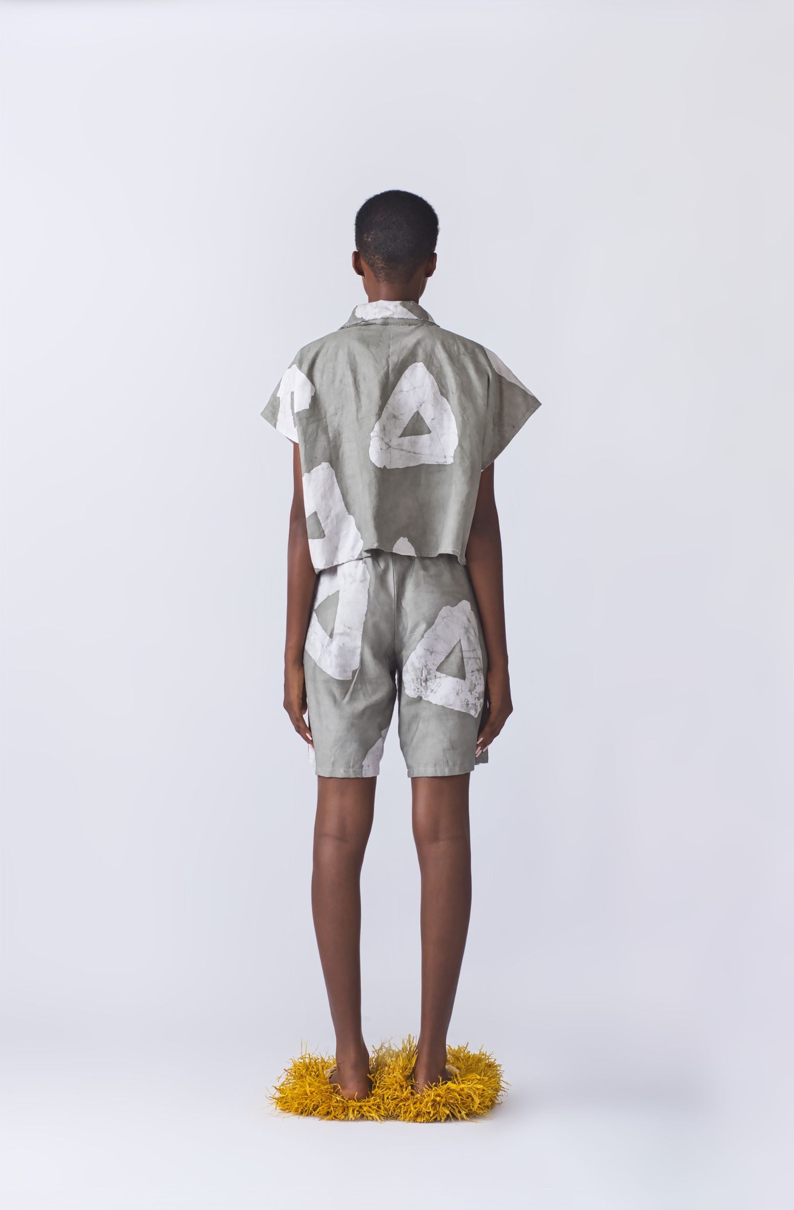 Seed of Heritage Batik Shirt (Grey)