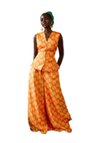 Icon Print Linen Pants