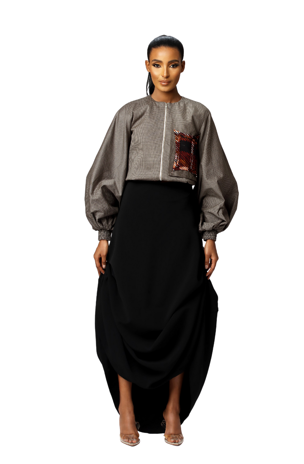 Agbada Buckle Skirt