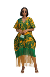 Double-Layered Fringe Kaftan