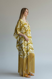 V-Neck Fringe Kaftan (Green)