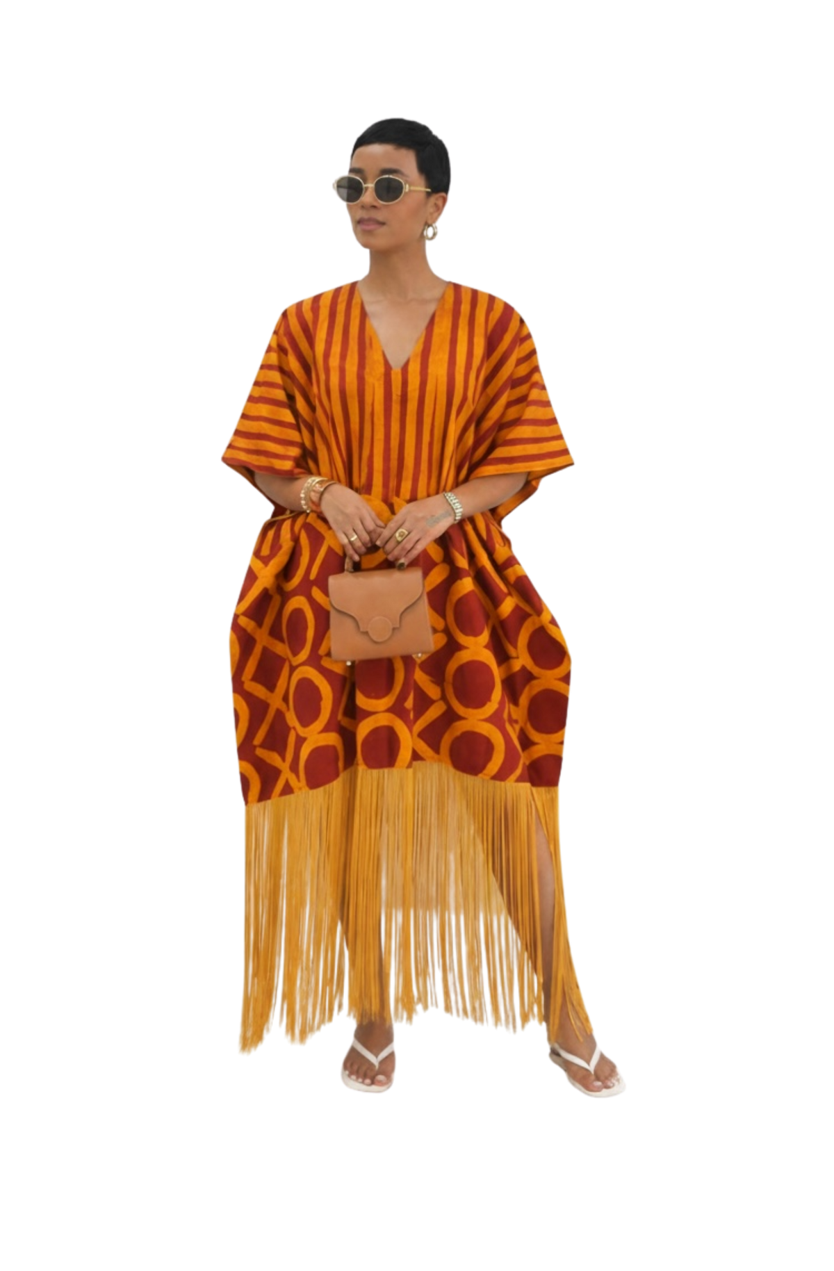 XO Fringe Kaftan