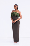 Omasan Dress (Army Green)