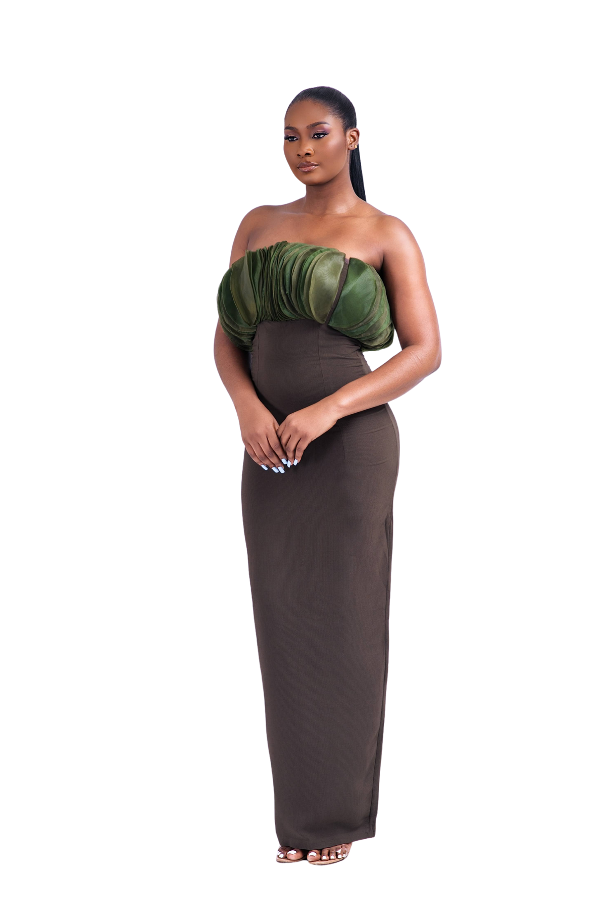 Omasan Dress (Army Green)