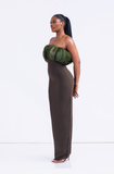Omasan Dress (Army Green)