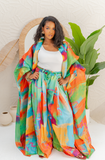 Organza Kimono (Dark Green)