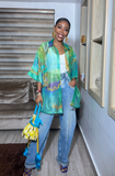 Organza Beaded Shirt