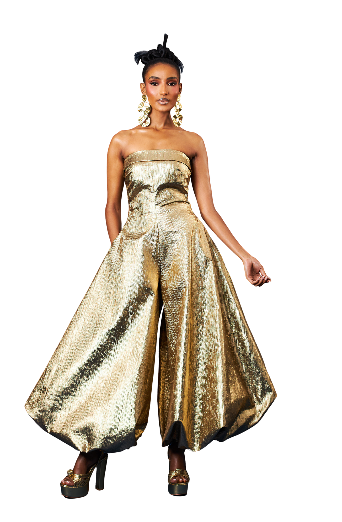 Turai Jumpsuit (Gold)