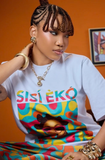 Sisi Èko Graphic Tee White (Warm Tone)