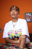Sisi Èko Graphic Tee White (Warm Tone)