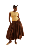 Fifi Maxi Skirt (Brown)