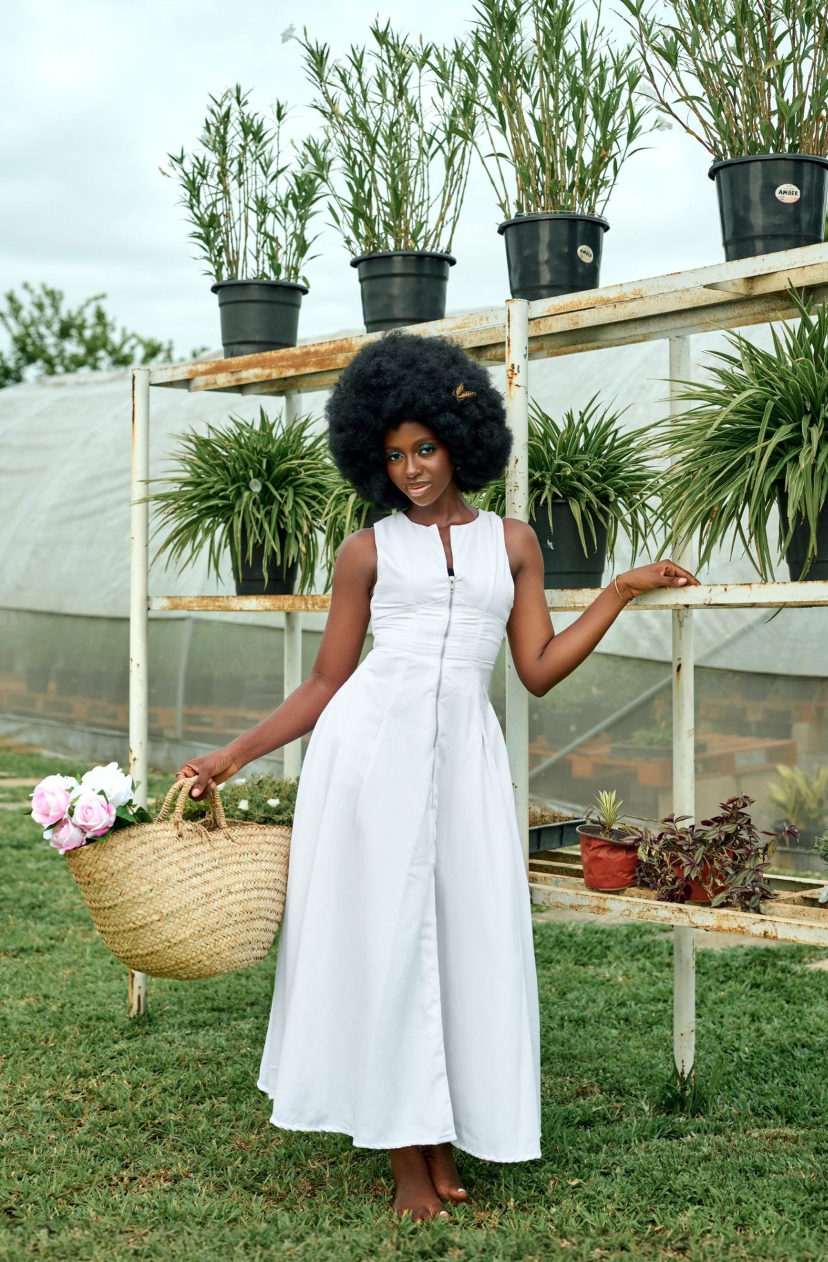 Edna Dress (White)