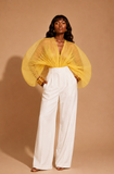 Jellyfish Pleats Top (Yellow)