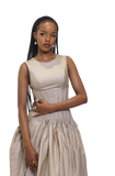 Quirk Dress (Beige)