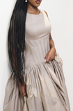 Quirk Dress (Beige)