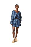 Flare Lounge Shorts Set (Checkerbox)