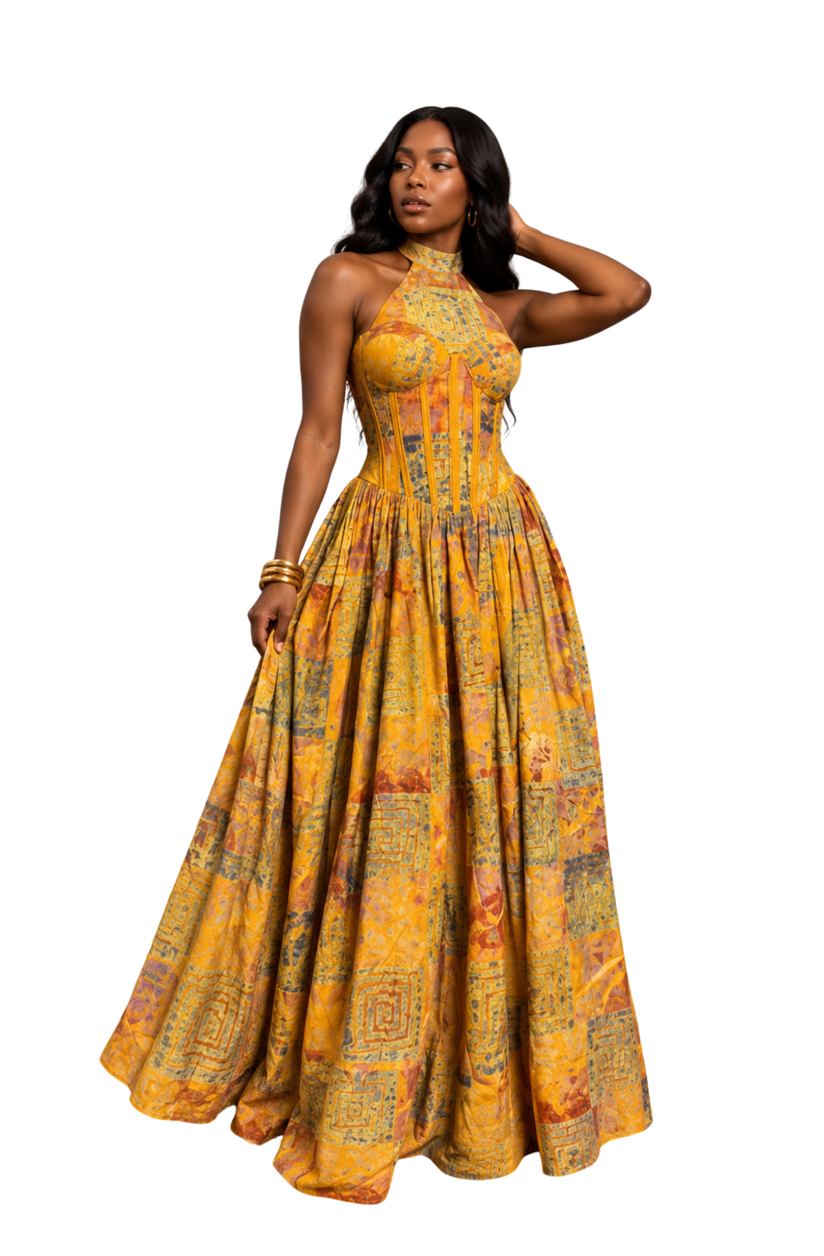 Cara Dress (Mustard)