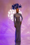 Iris Mesh Dress