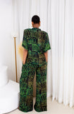 Judy Wavy Print Set (Green)