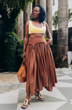 Fifi Maxi Skirt (Brown)