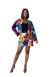 Patchwork Crop Jacket