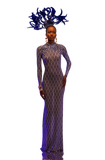 Iris Mesh Dress