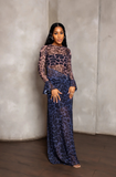 Milan Mesh Dress (Two Tone)