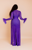 Milan Mesh Dress( Purple)
