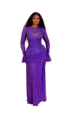 Milan Mesh Dress( Purple)