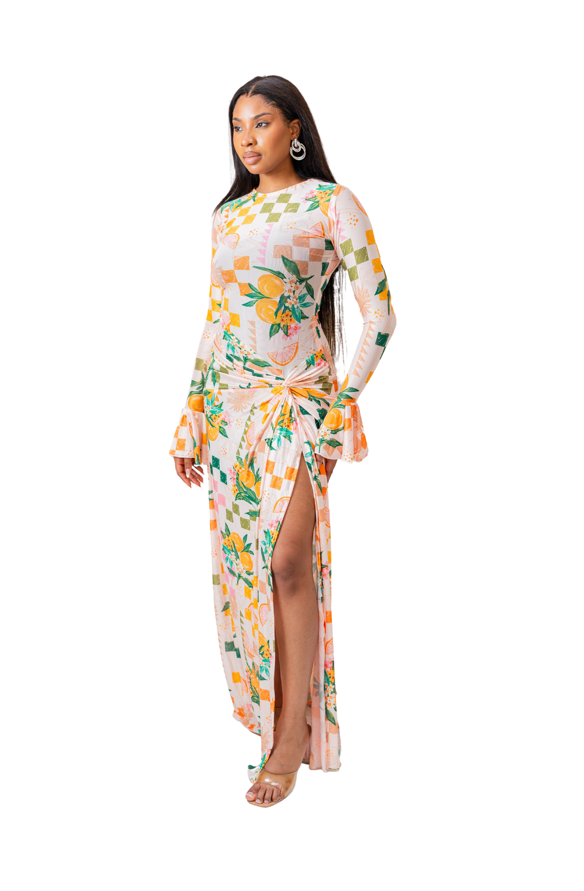 Milan Mesh Dress (Multi)