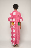 Pink and White Culottes