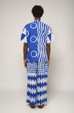 Blue and White Culottes