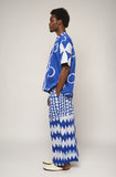 Blue and White Shirt