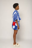 Blue and White Shorts