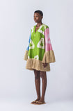 Straw Mini Dress (Multiprint)