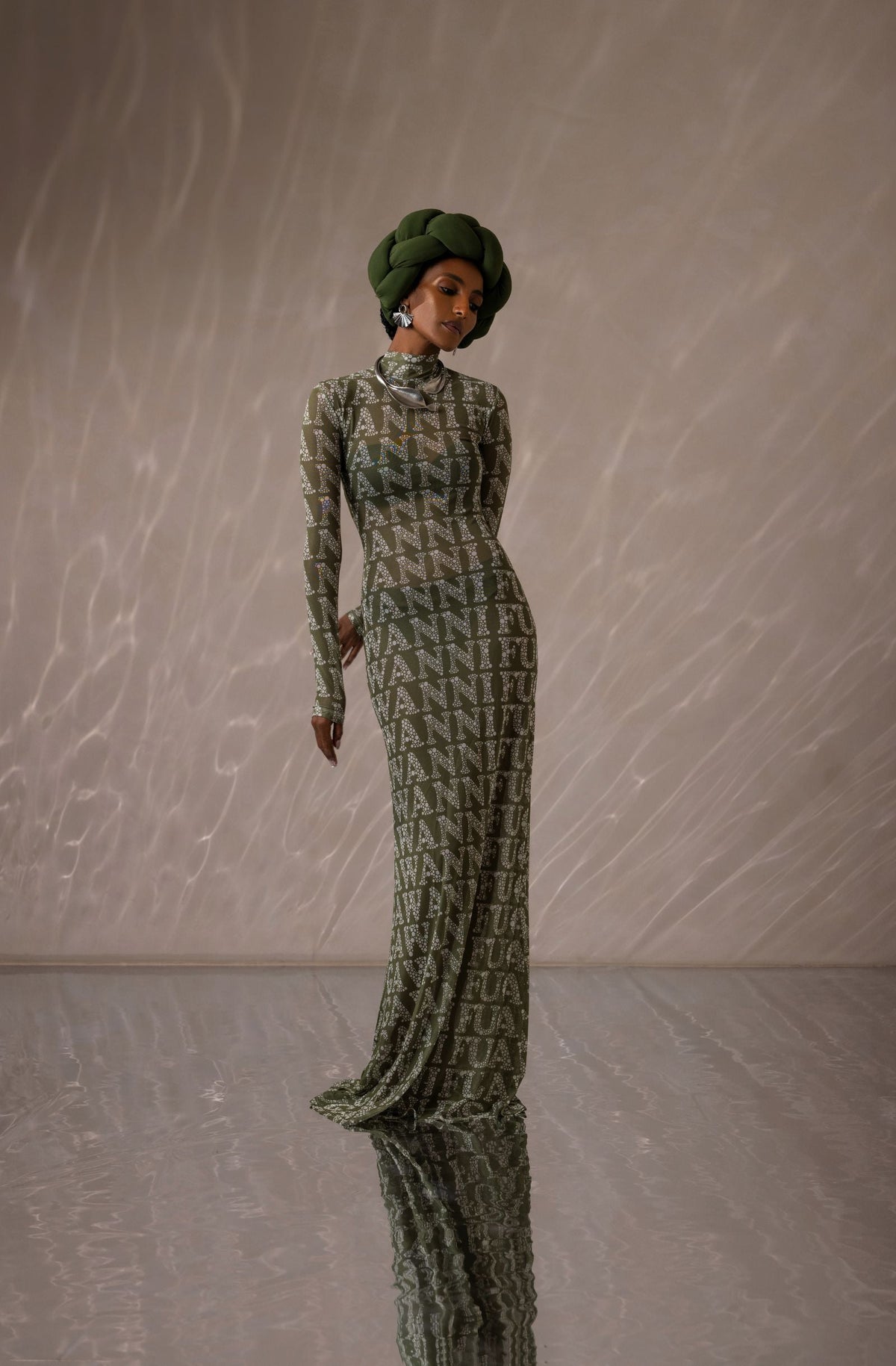 Sprouted Mesh Dress